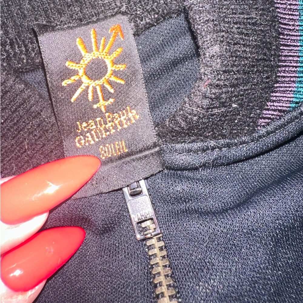 GAULTIER vintage long zip lightweight jacket dress!!